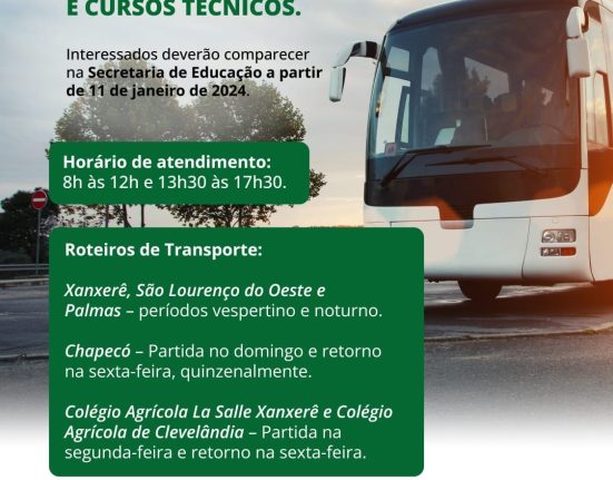 Transporte universitário em São Domingos