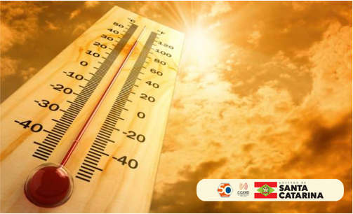 A tarde desta segunda-feira (08) foi marcada por altas temperaturas em Santa Catarina, em especial no Litoral Catarinense