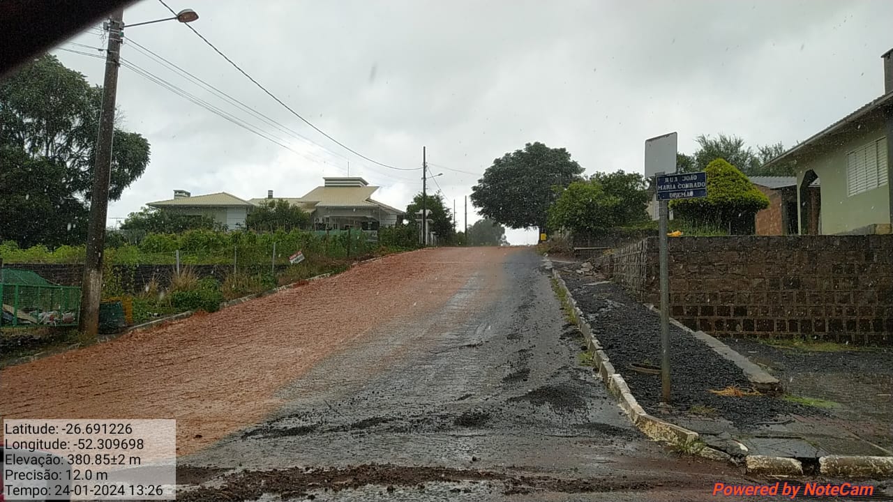 Chuvas intensas e episódios de granizo foram registrados em diversos municípios, causando danos significativos