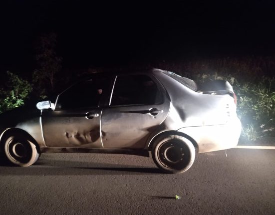 Grave acidente de trânsito deixa um ferido na SC 480 em Galvão