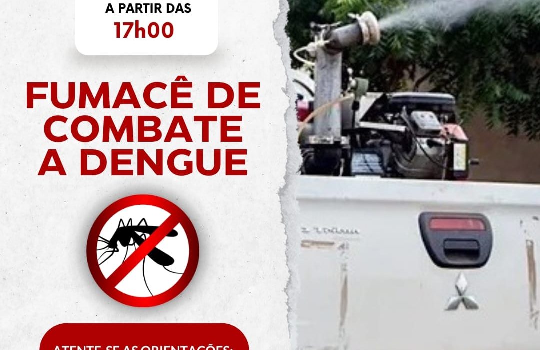 Fumacê de combate a Dengue em Ipuaçu