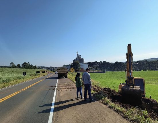 Iniciada a obra de construção do novo portal de Ipuaçu