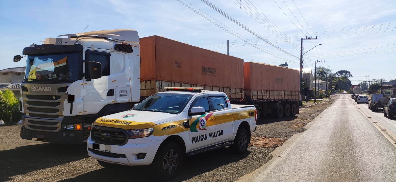 Motorista é preso por tentativa de suborno na SC-163