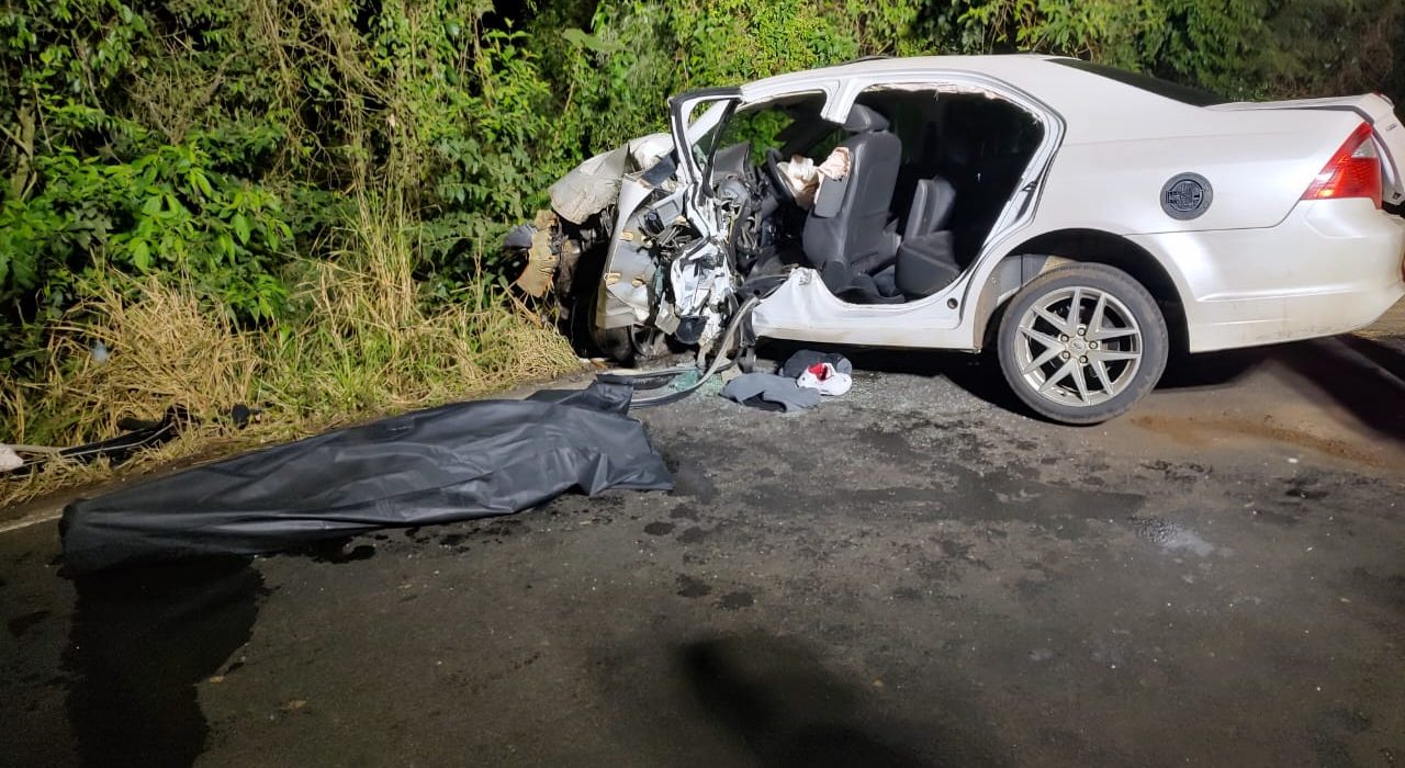 Acidente fatal na BR-282 em Descanso