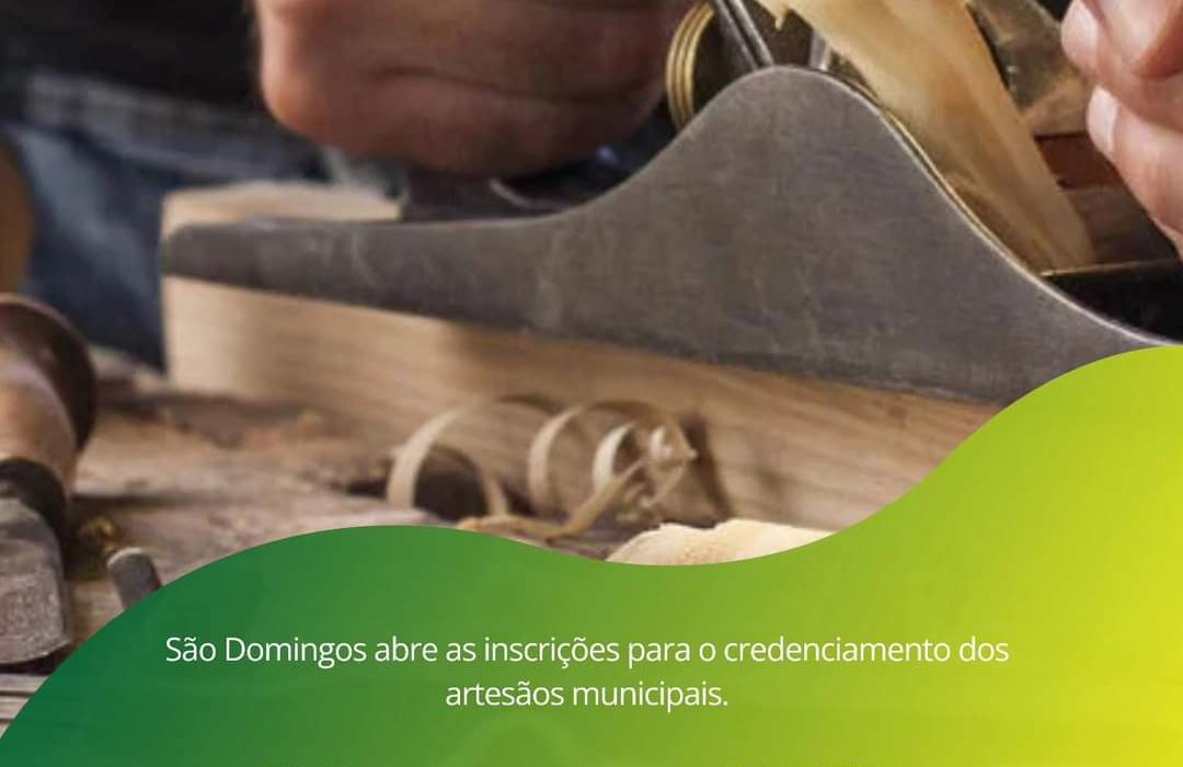 São Domingos abre inscrições para credenciamento de artesãos