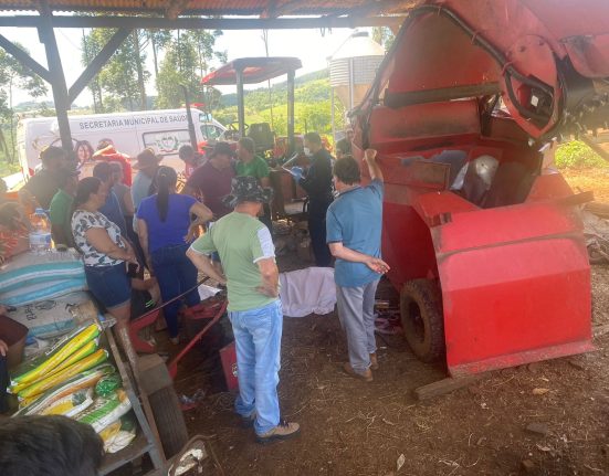 Homem morre em acidente com máquina agrícola em Entre Rios