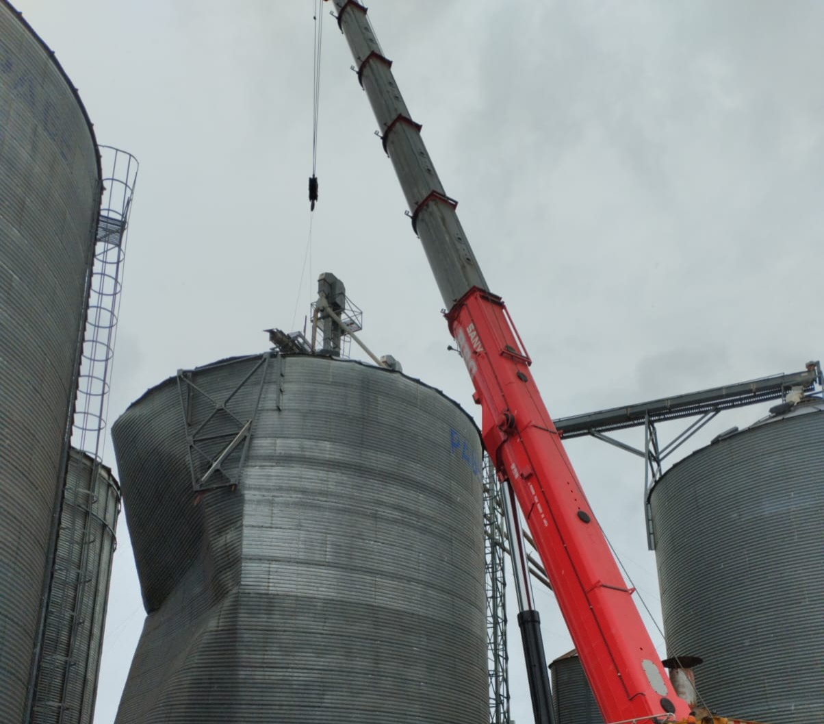 Homem morre durante desmontagem de silo em Abelardo Luz