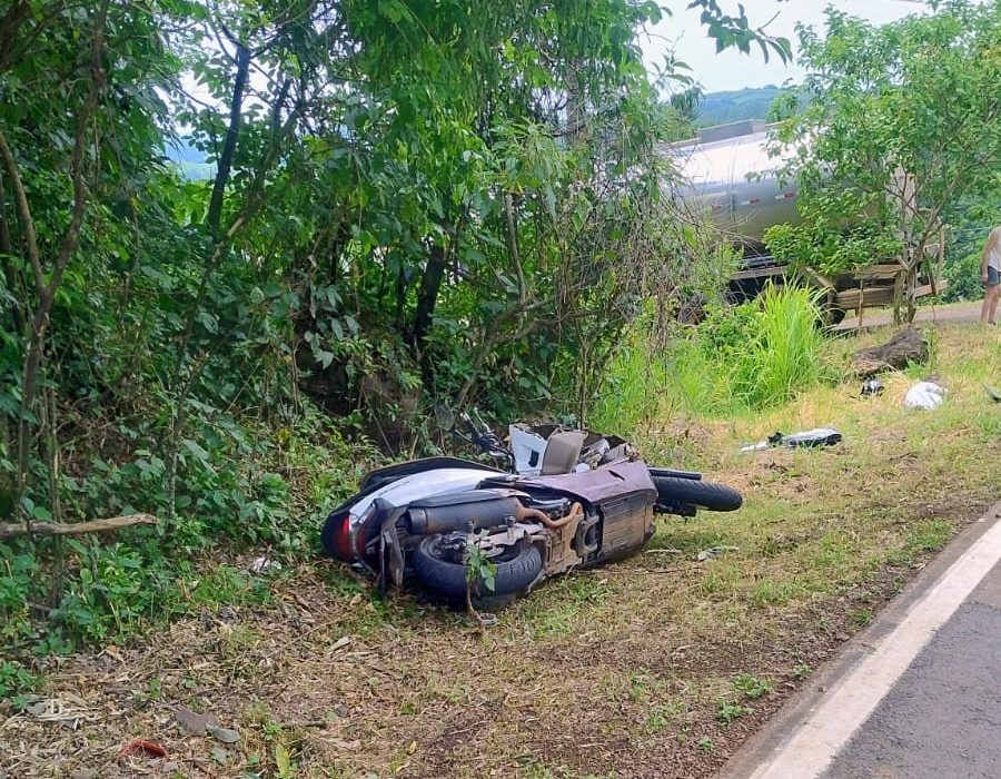 Motociclista morre em acidente na SC-386, em Mondaí