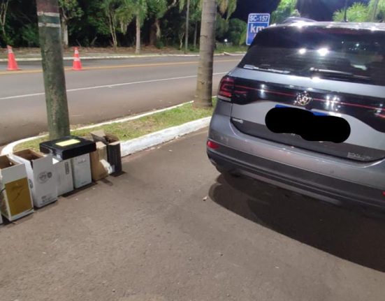 Polícia Rodoviária apreende bebida contrabandeada em São Lourenço do Oeste