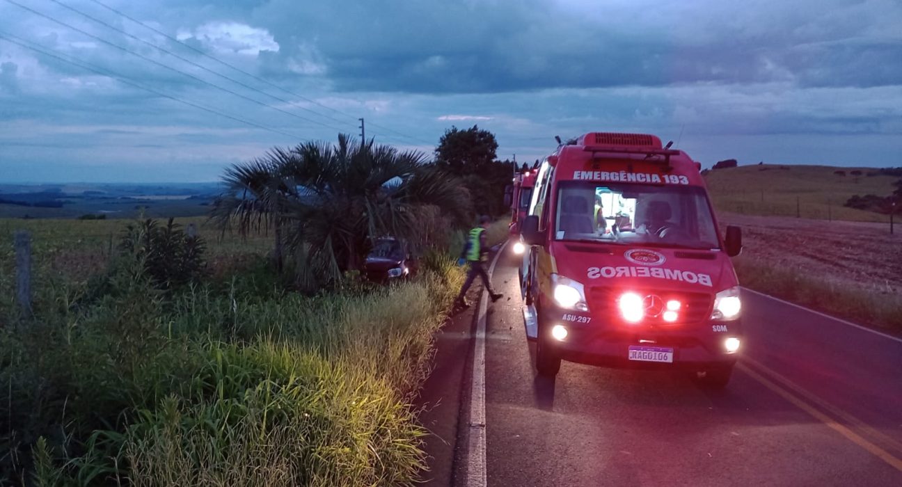 Acidente na SC-480 em São Domingos deixa idoso ferido