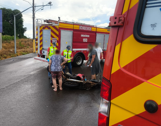 Idoso ferido em acidente em São Domingos