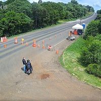 Câmera de monitoramento na PRC-280 auxilia motoristas durante obras