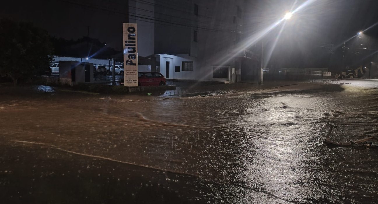 Chuva Intensa causa alagamentos em Xanxerê