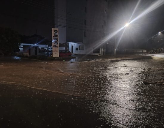 Chuva Intensa causa alagamentos em Xanxerê