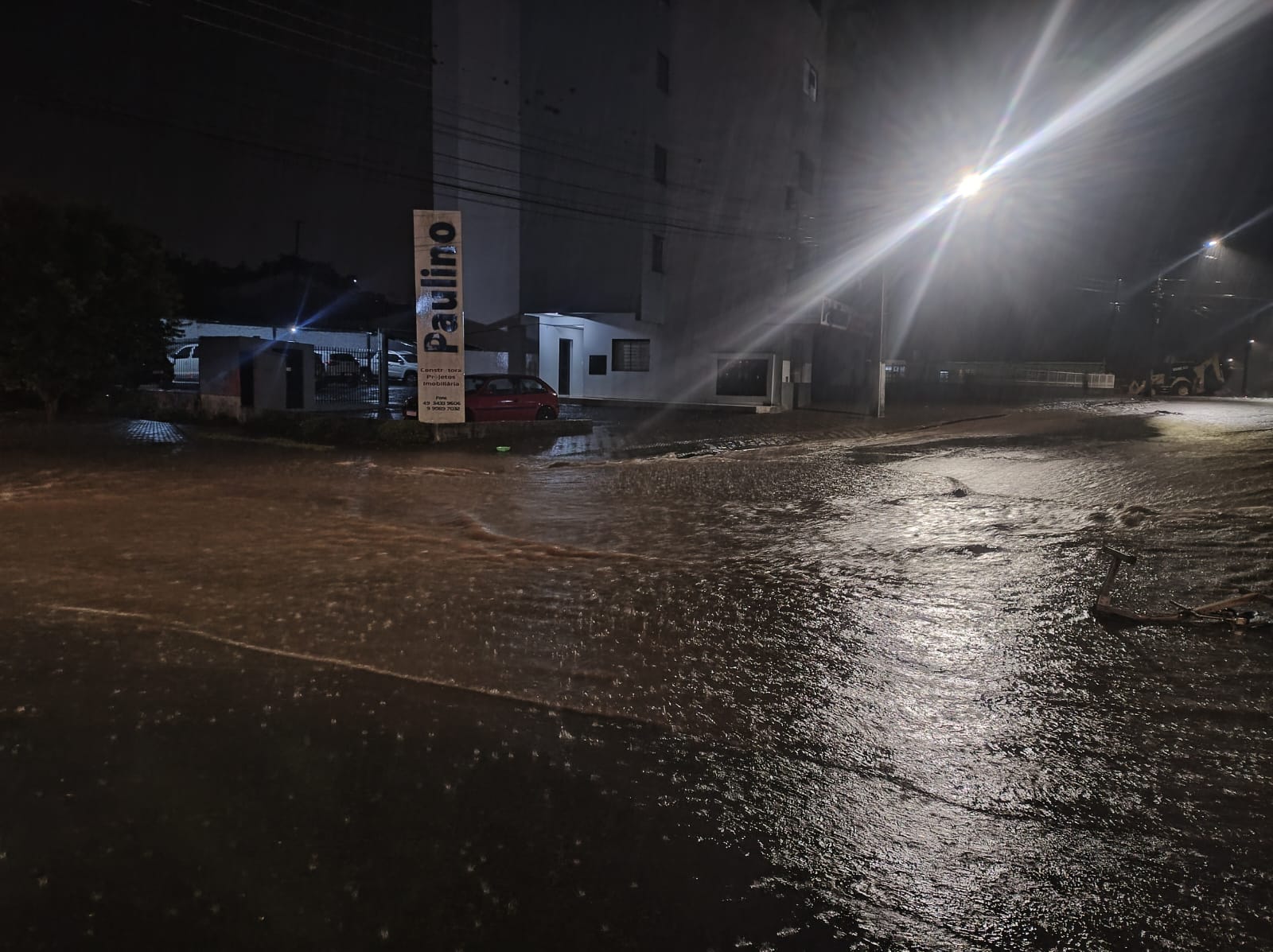 Chuva Intensa causa alagamentos em Xanxerê