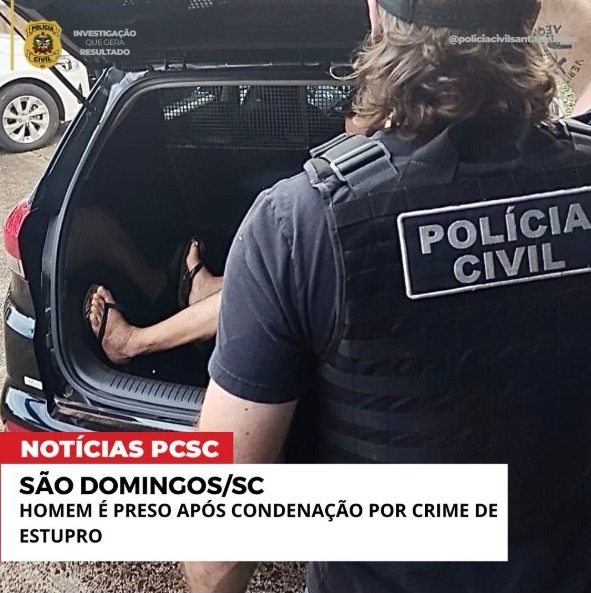 Polícia prende homem condenado por estupro em São Domingos