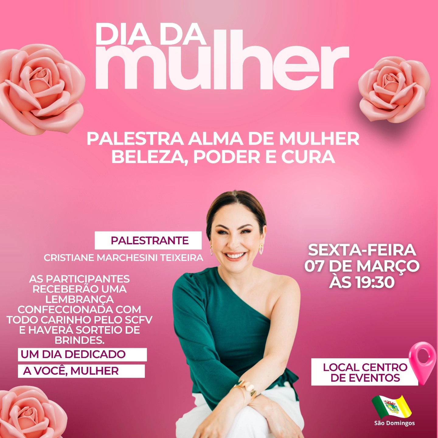 São Domingos realiza palestra em comemoração ao Dia Internacional da Mulher