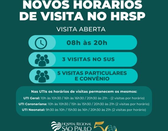 Em Xanxerê, HRSP amplia horário de visitas