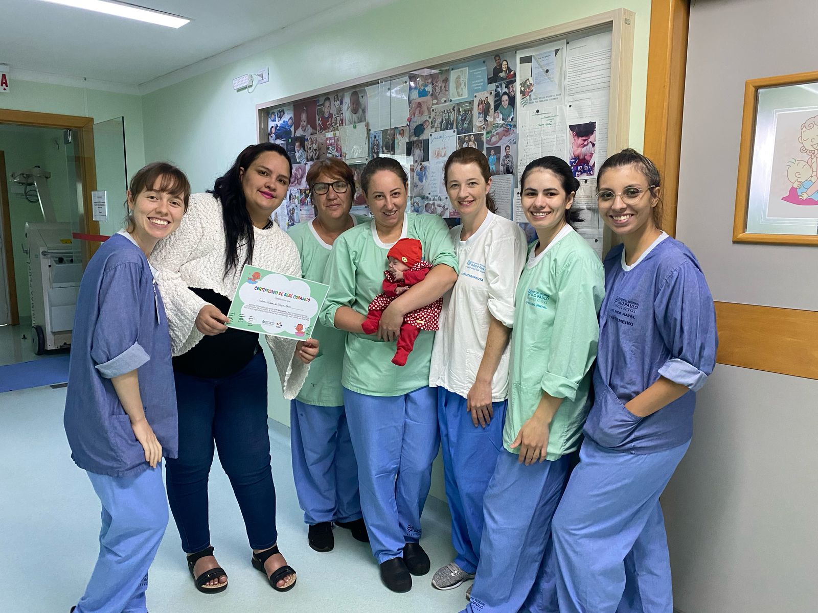 Bebê Alana Victoria recebe alta após 100 dias na UTI Neonatal do HRSP