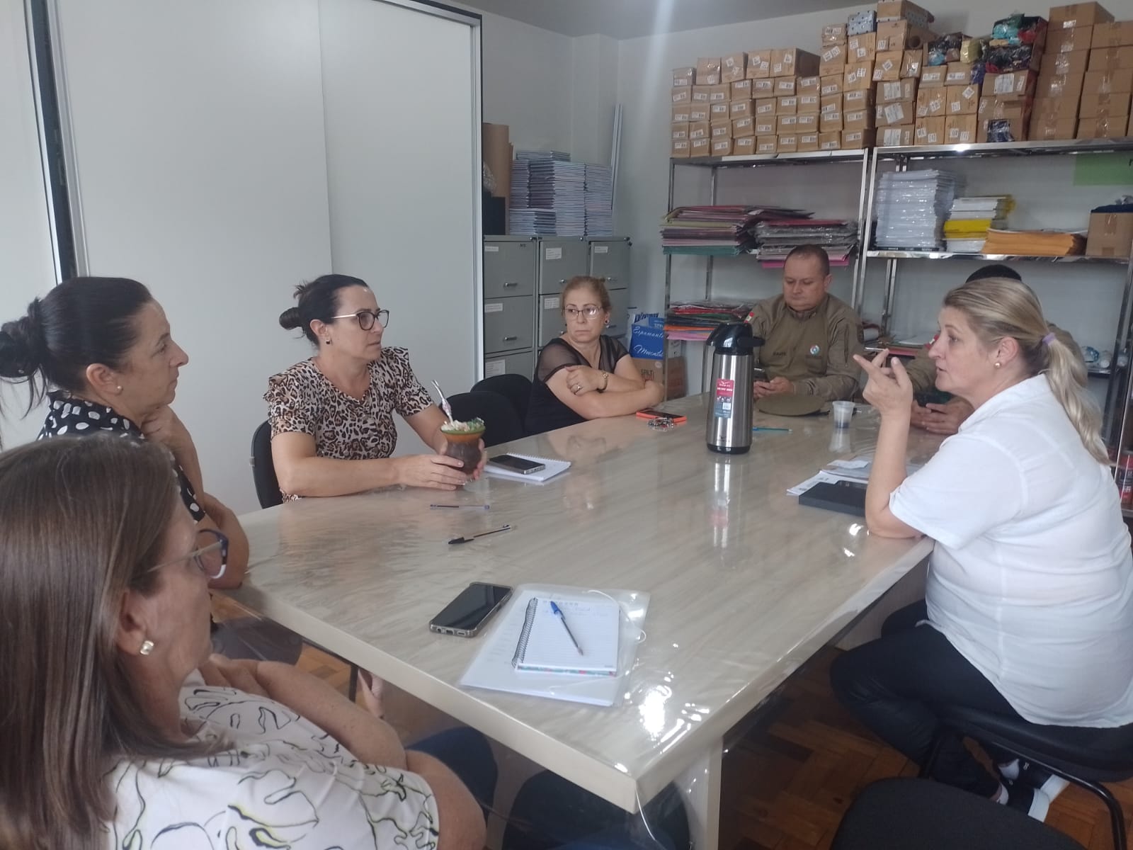 Reunião define retorno do PROERD nas escolas de São Domingos