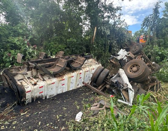 Motorista é resgatado após acidente na BR 158